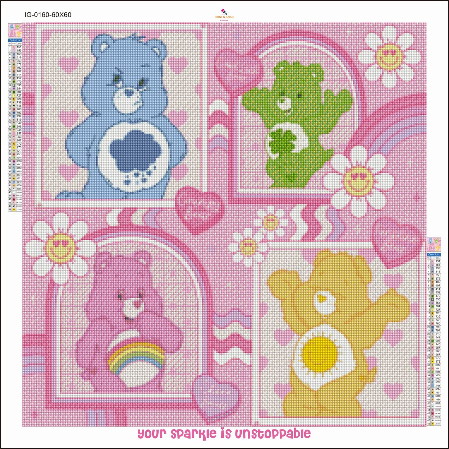 Diamond Painting Friendly Bears PRE ORDER SHIPS EARLY FEB