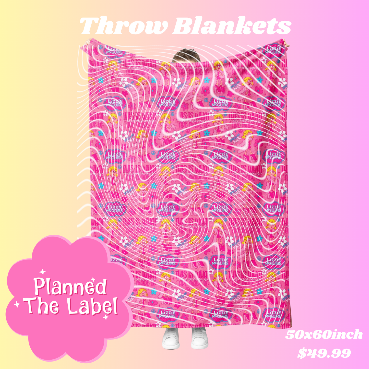 Hey Now! Throw Blanket (PRE ORDER SHIPS BY END OF MAY)