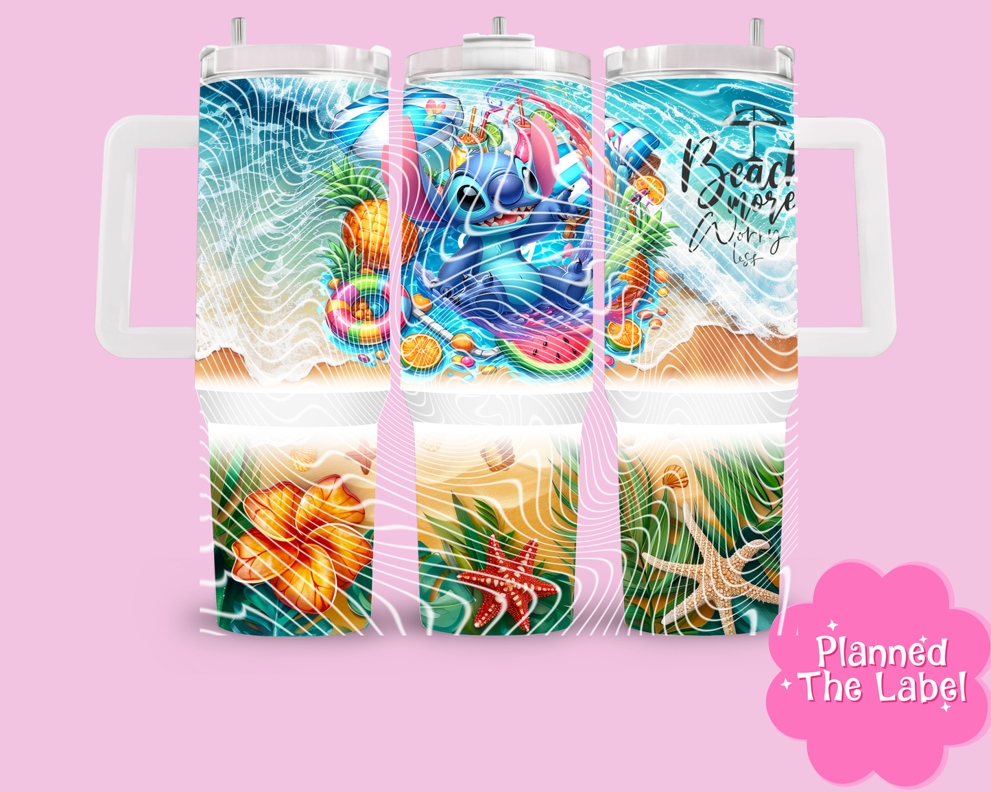 Blue Alien Beachside 40oz Tumbler