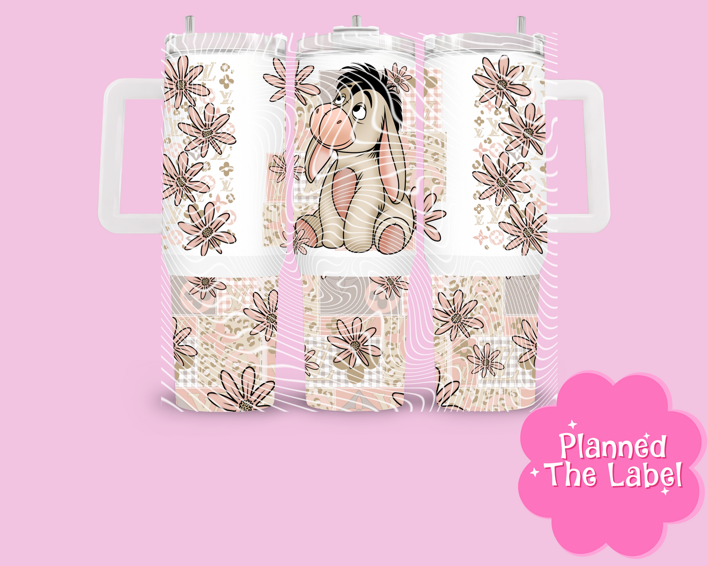 Beige Sad Donkey 40oz Tumbler