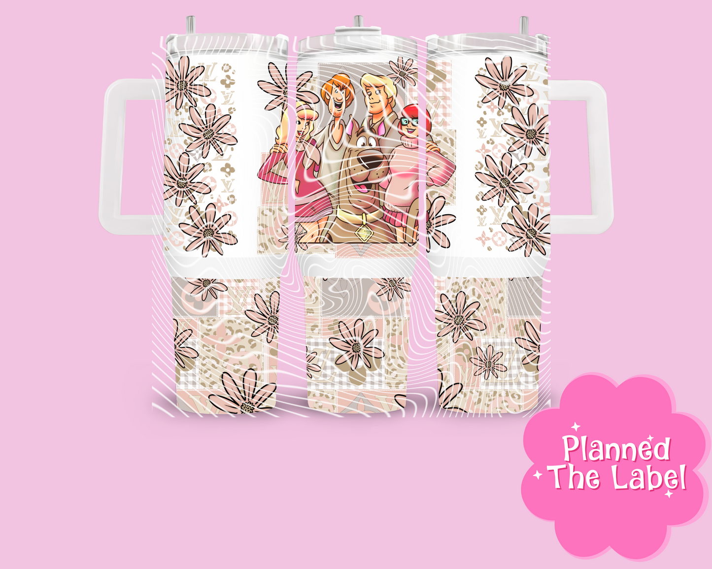 Beige Mystery Machine 40oz Tumbler