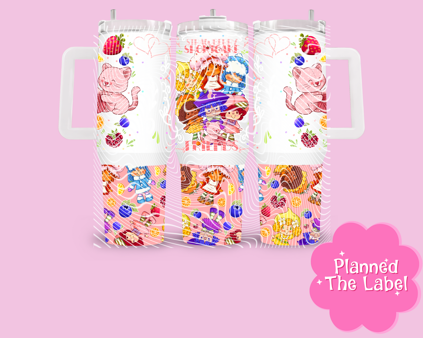 Strawberry & Friends 40oz Tumbler