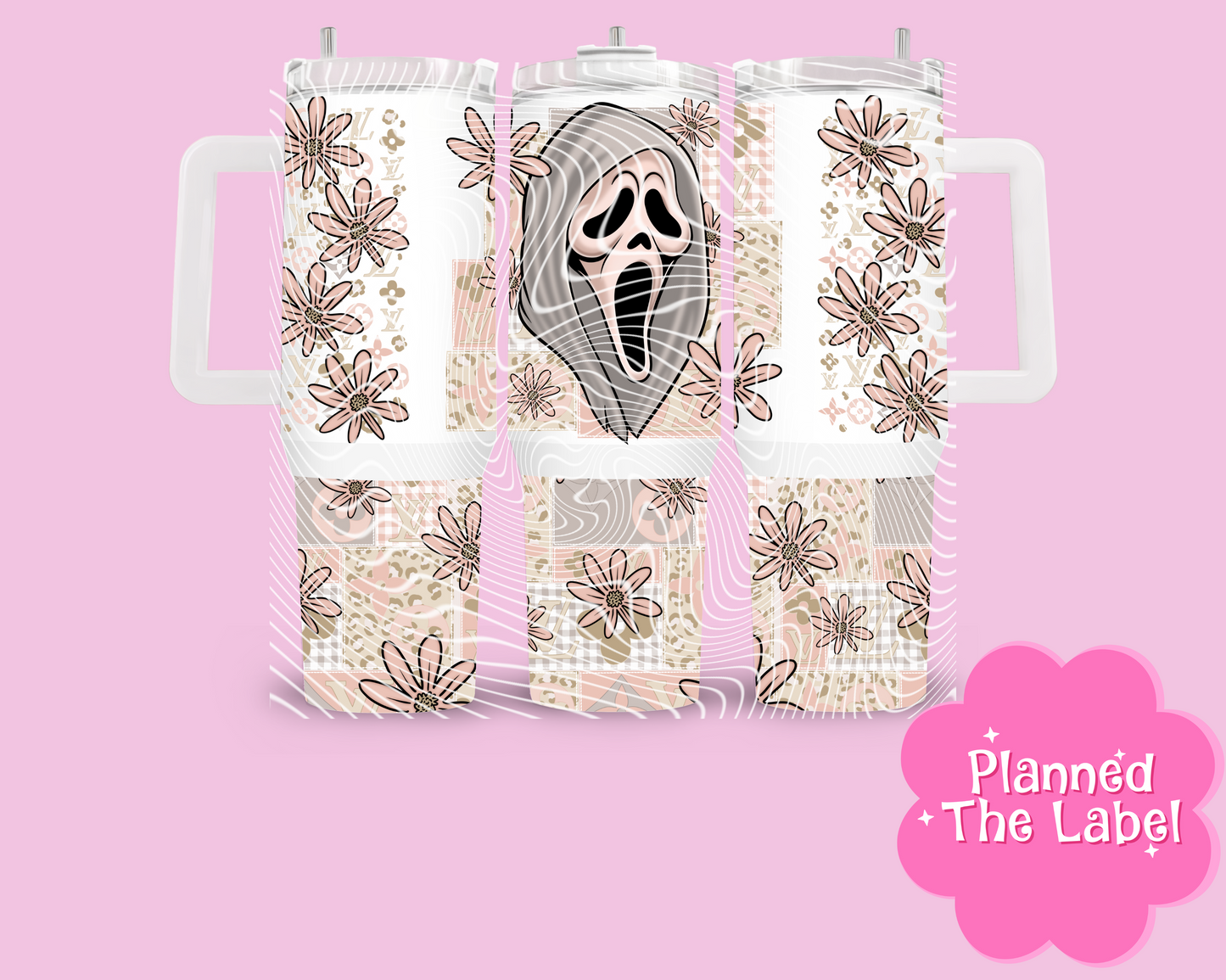 Beige Ghost 40oz Tumbler