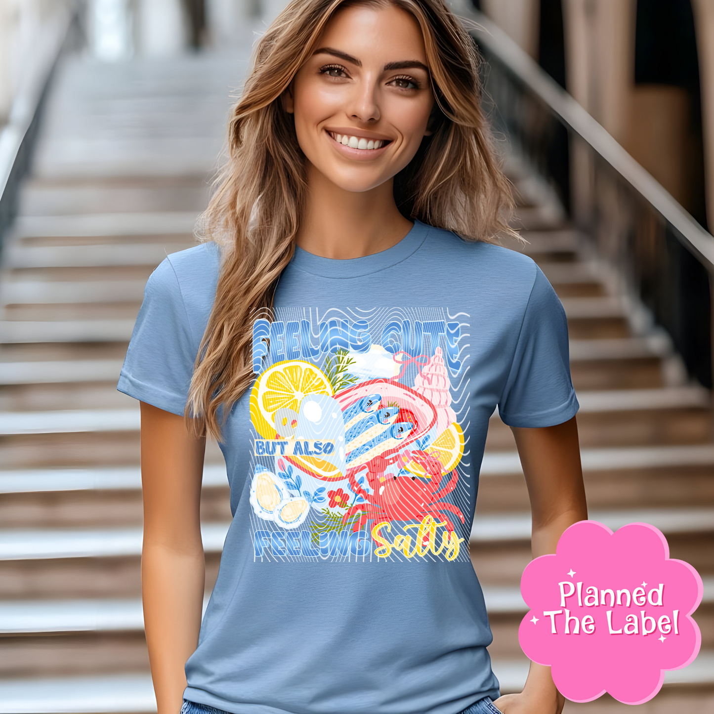 Stone Blue Softstyle Tshirt