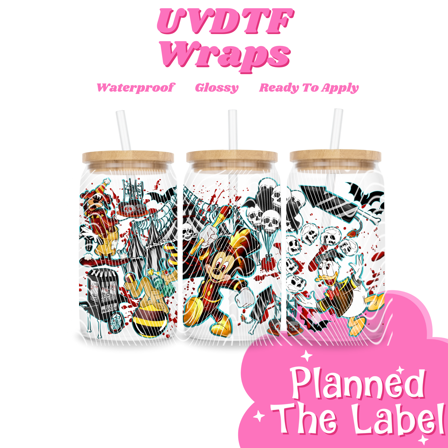 Spooky Carnival 16oz UVDTF Transfer