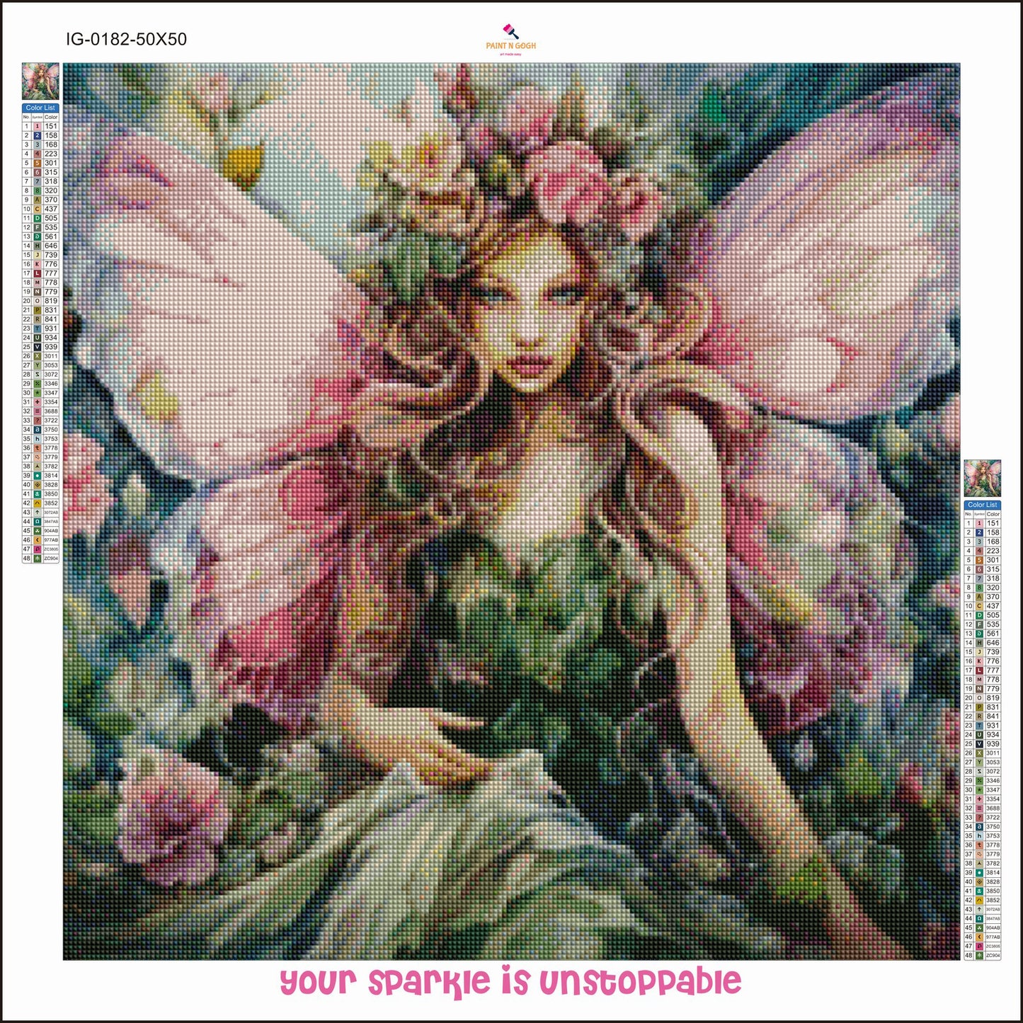 Diamond Painting Green Fairy