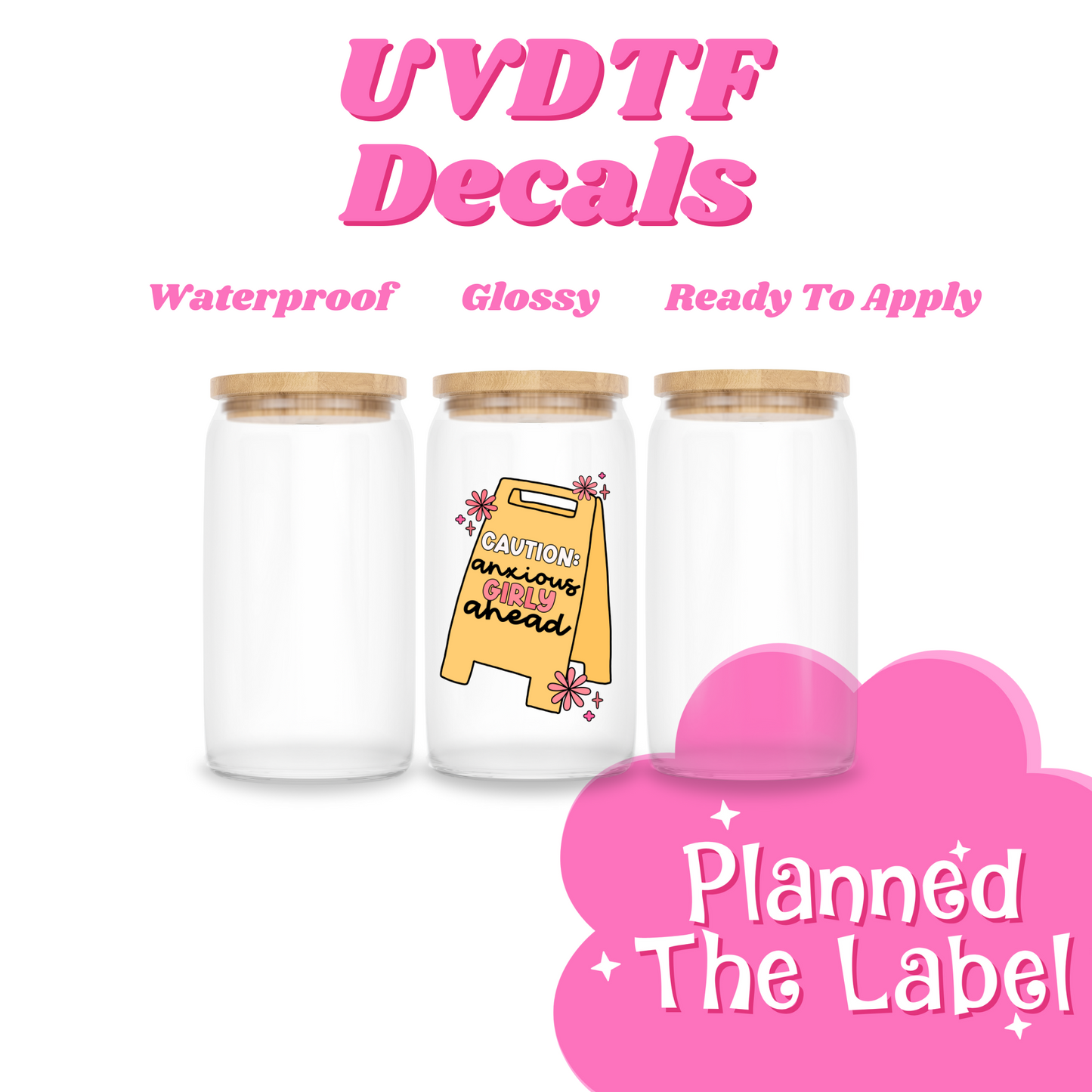 Anxious Girly Uvdtf Decal