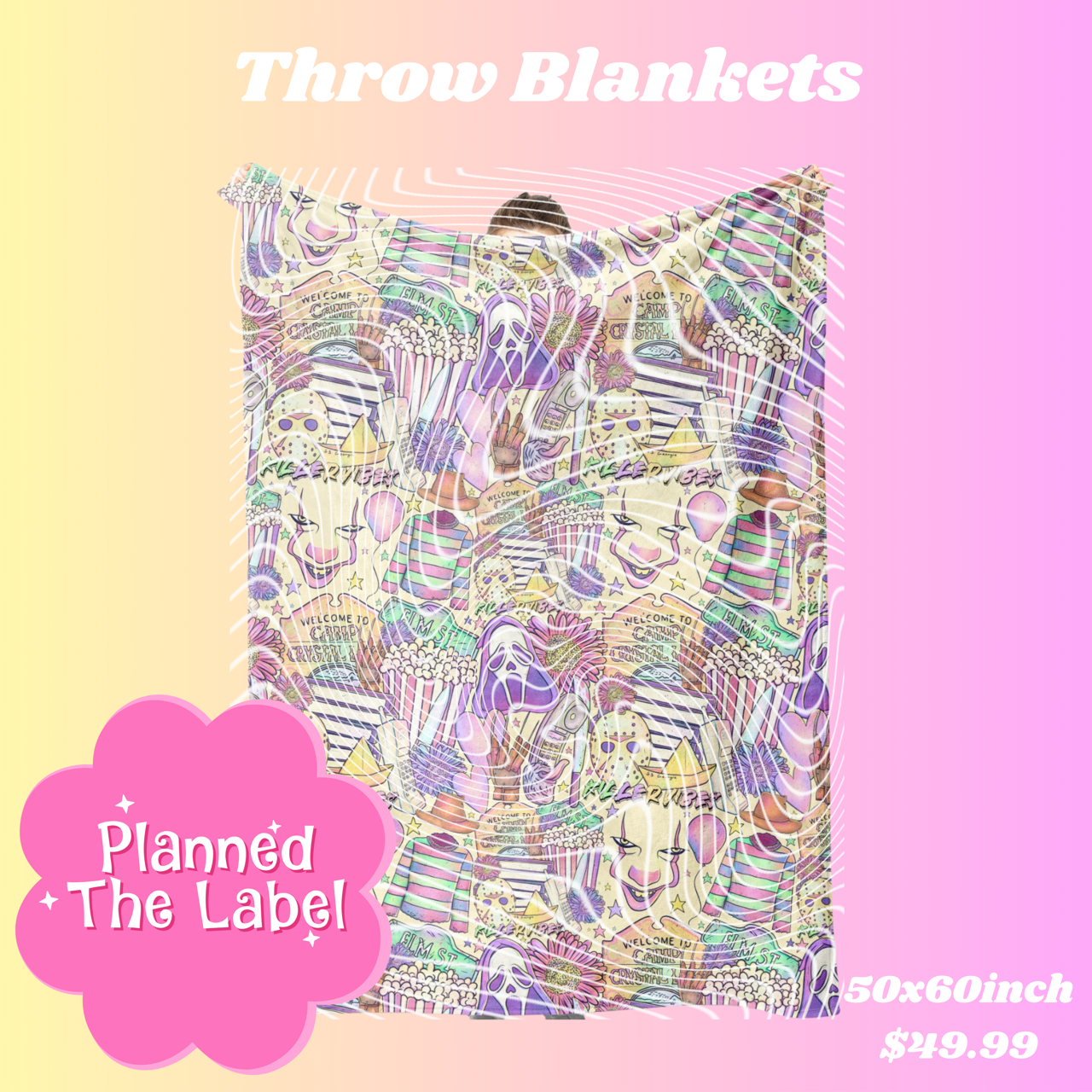 Horror Throw Blanket