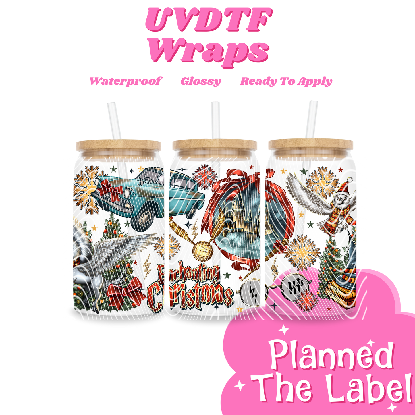Christmas Harry 16oz UVDTF Transfer