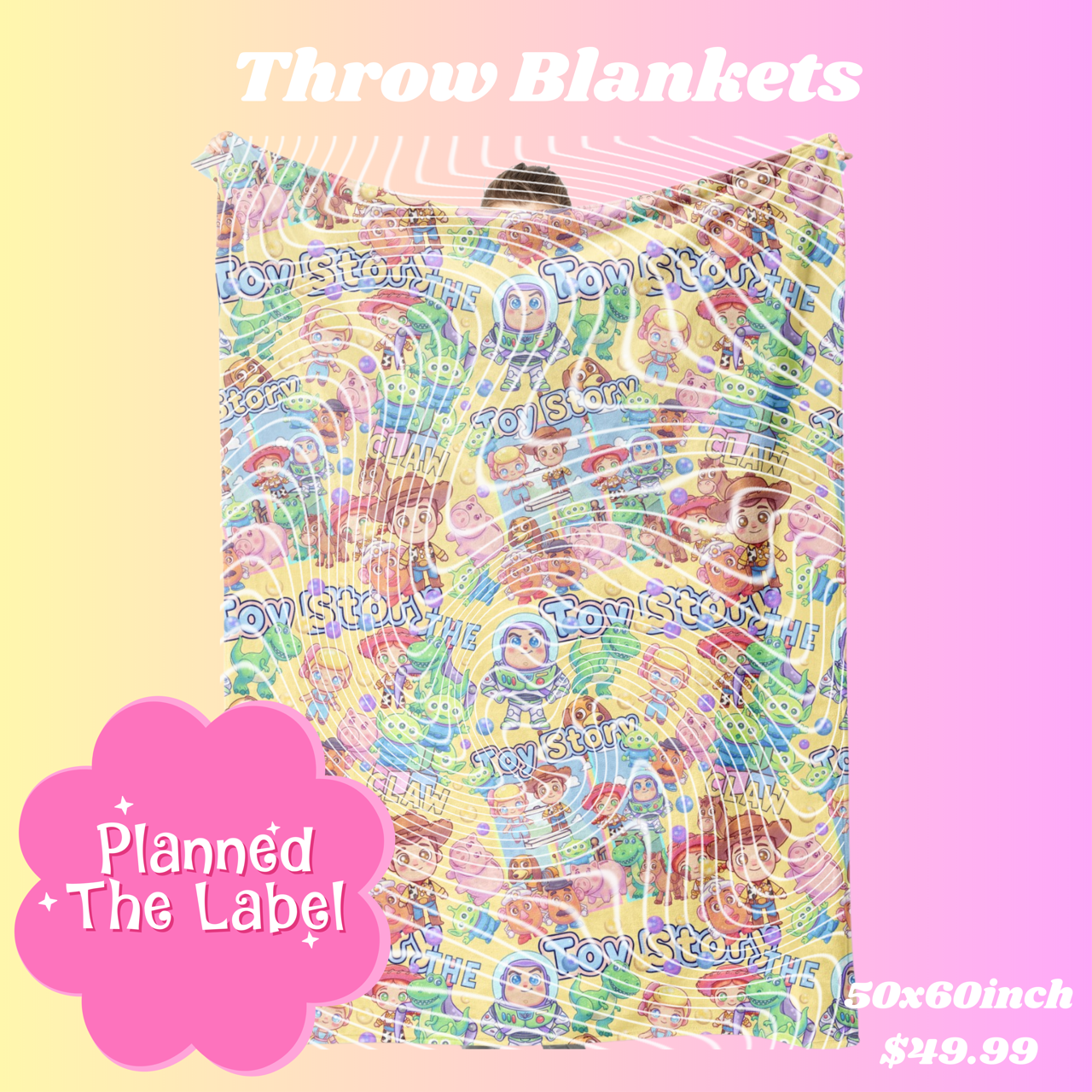 Friend In Me Throw Blanket (last one out of packet but unused)