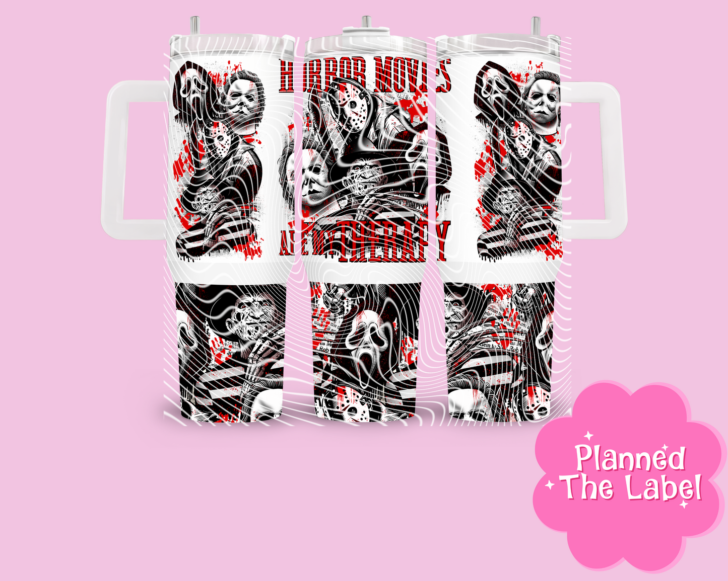 Horror Movies Are My Therapy 40oz Tumbler