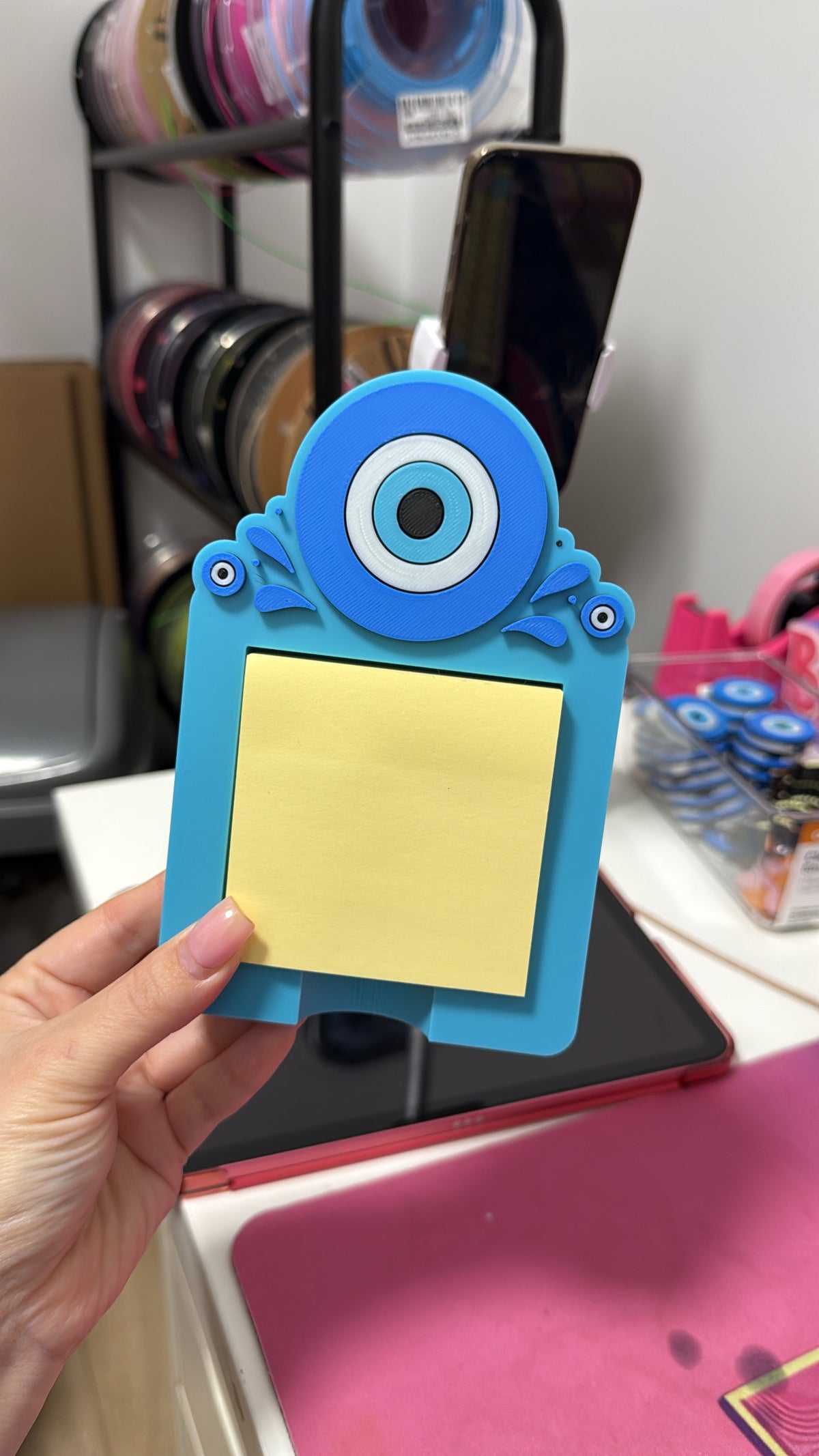 Evil Eye Post It Holders 3D Printing STL File