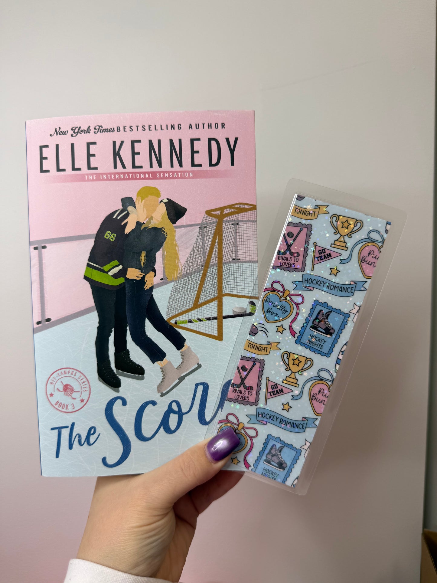 Hockey Romance Bookmark