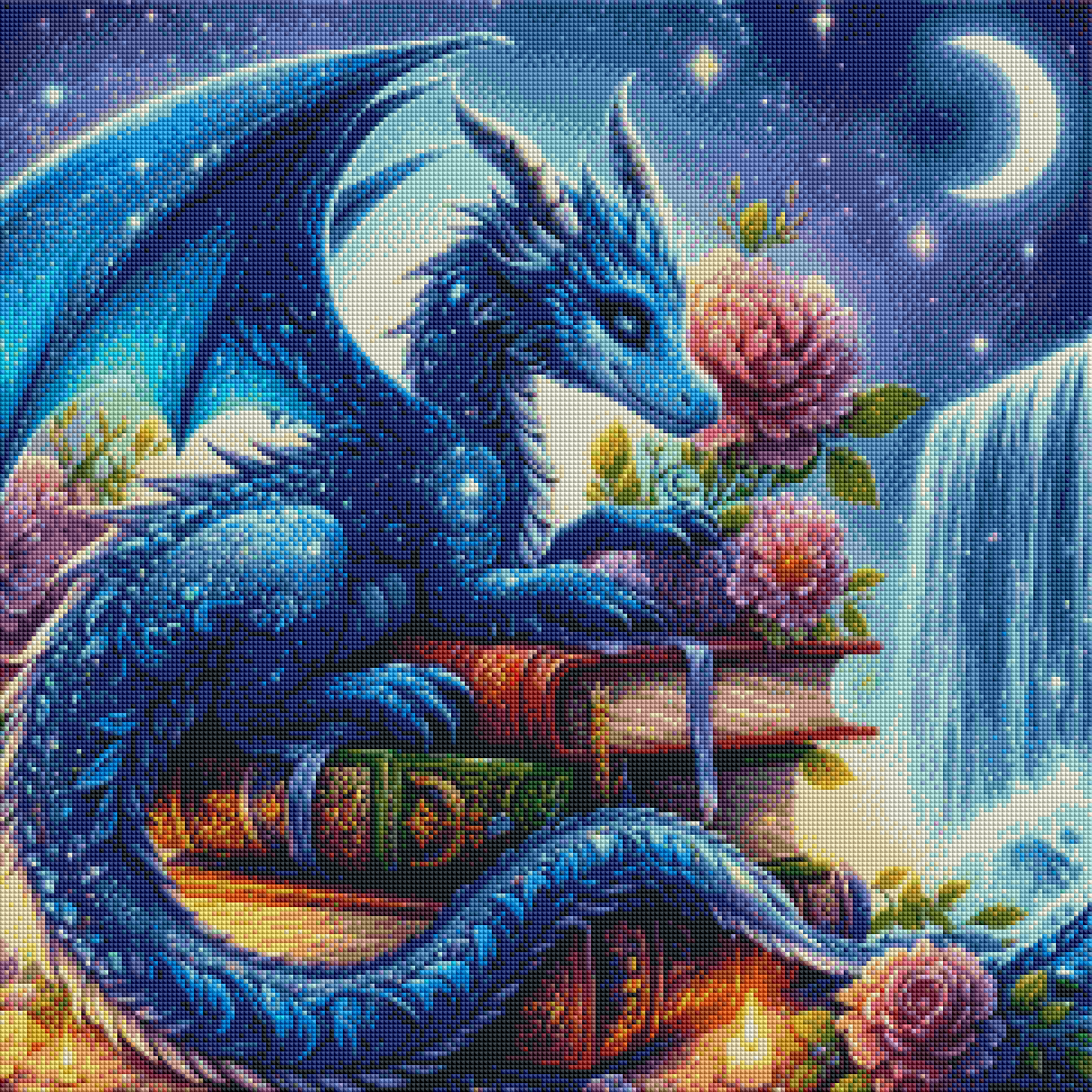 Blue Dragon Diamond Painting Kits