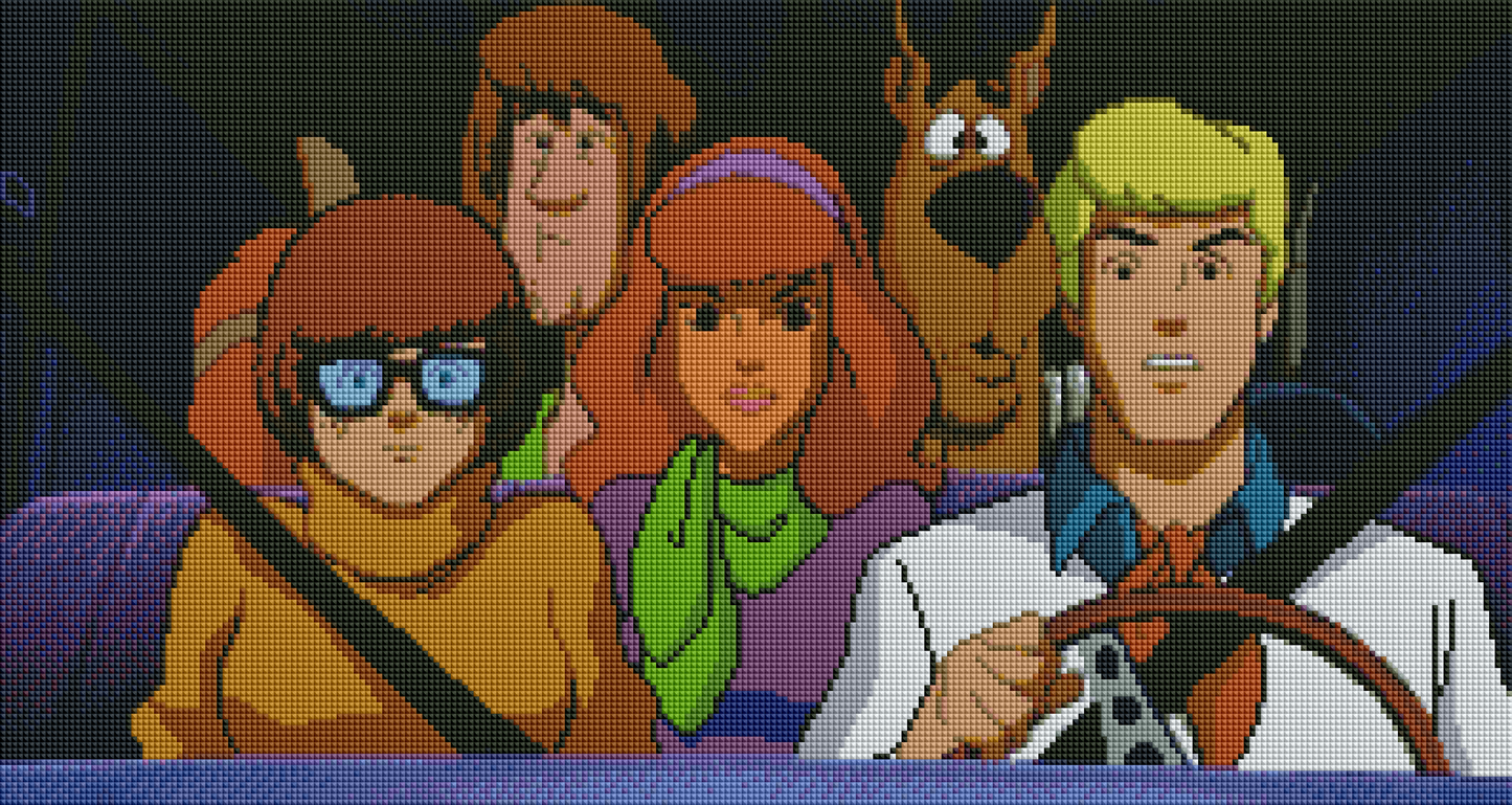 Scooby Van Diamond Painting Kits PRE ORDER SHIPS END JUNE
