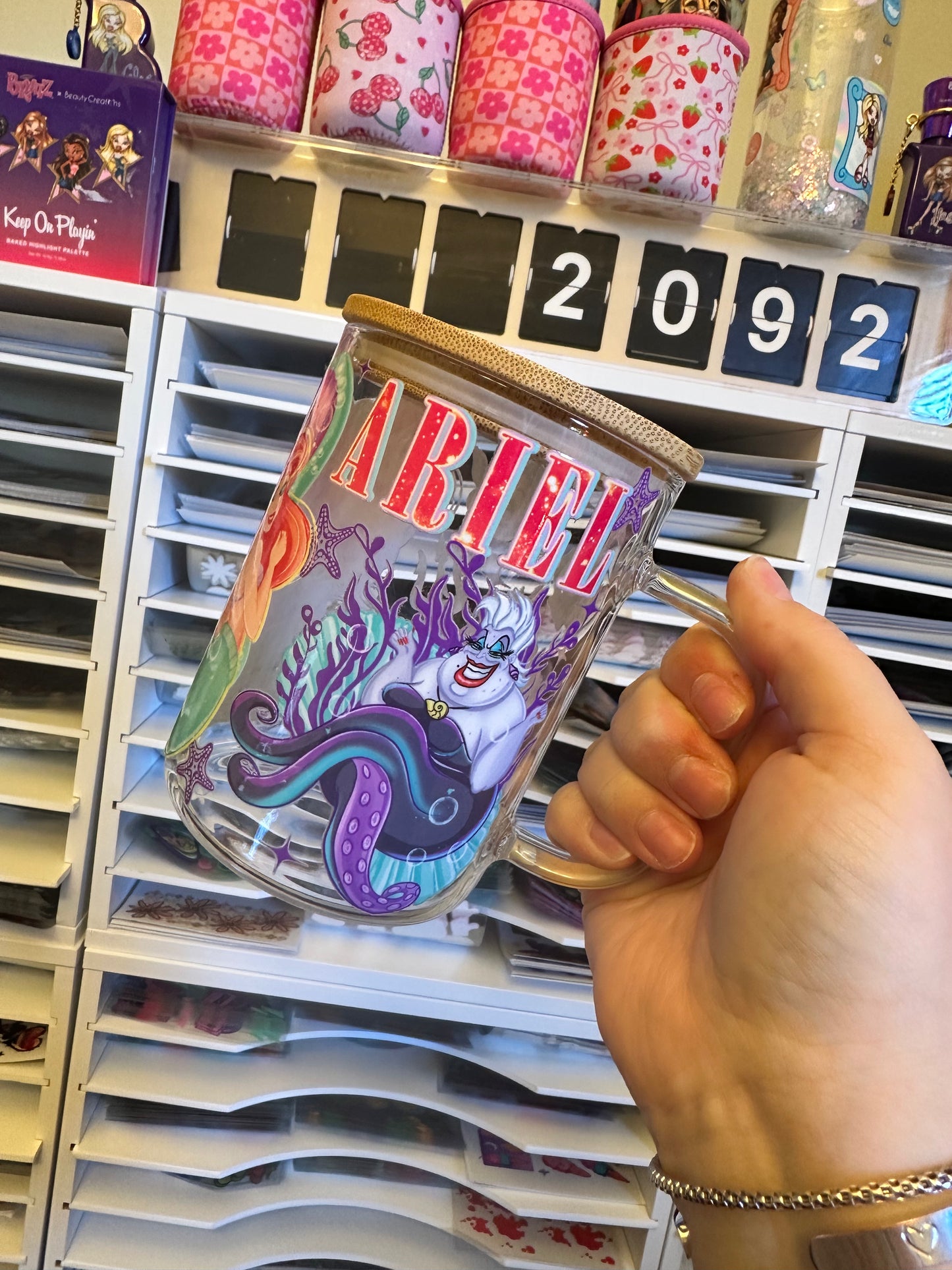 17oz Clear Glass Mugs