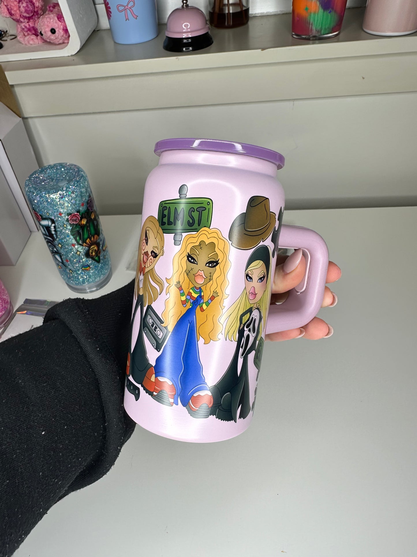 Various 16oz Coloured Handle Sublimation Cups