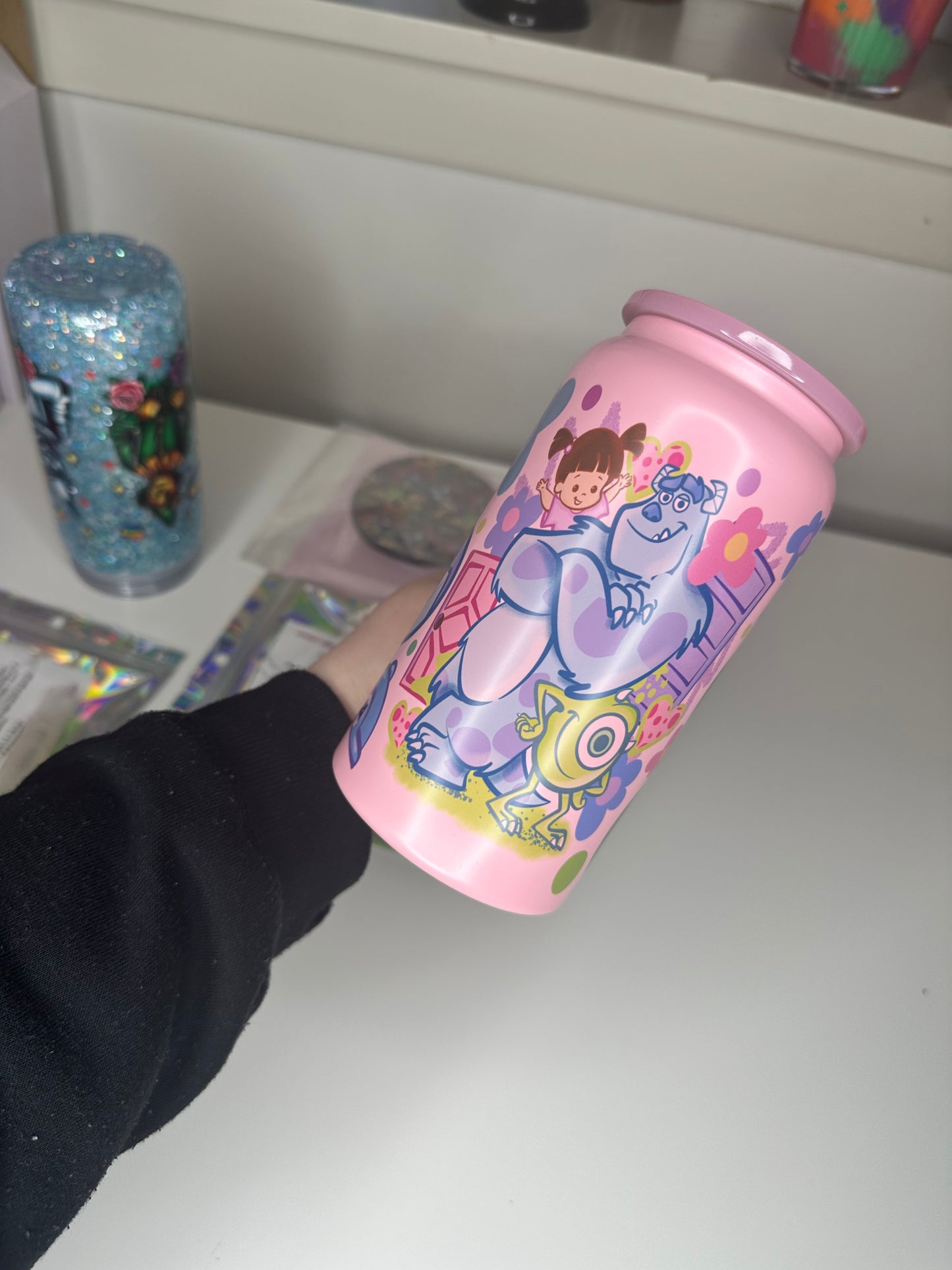 Various 16oz Coloured Handle Sublimation Cups