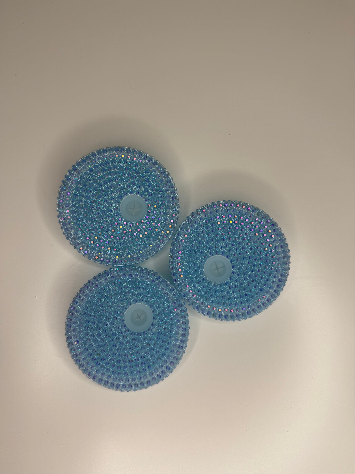 Light Blue Bling Lid