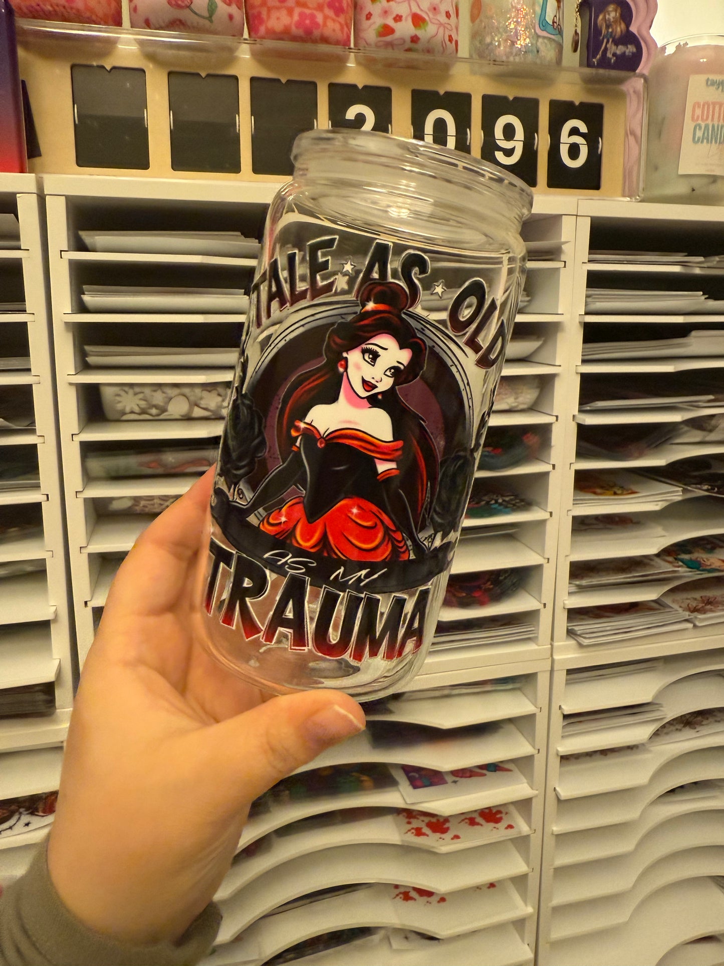 16oz Glass Cup