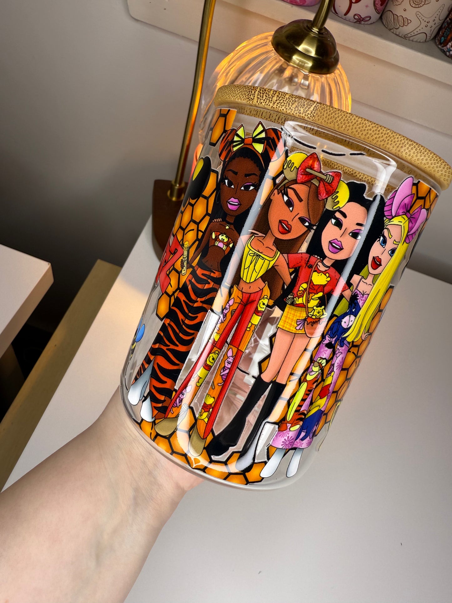 17oz Clear Glass Mugs