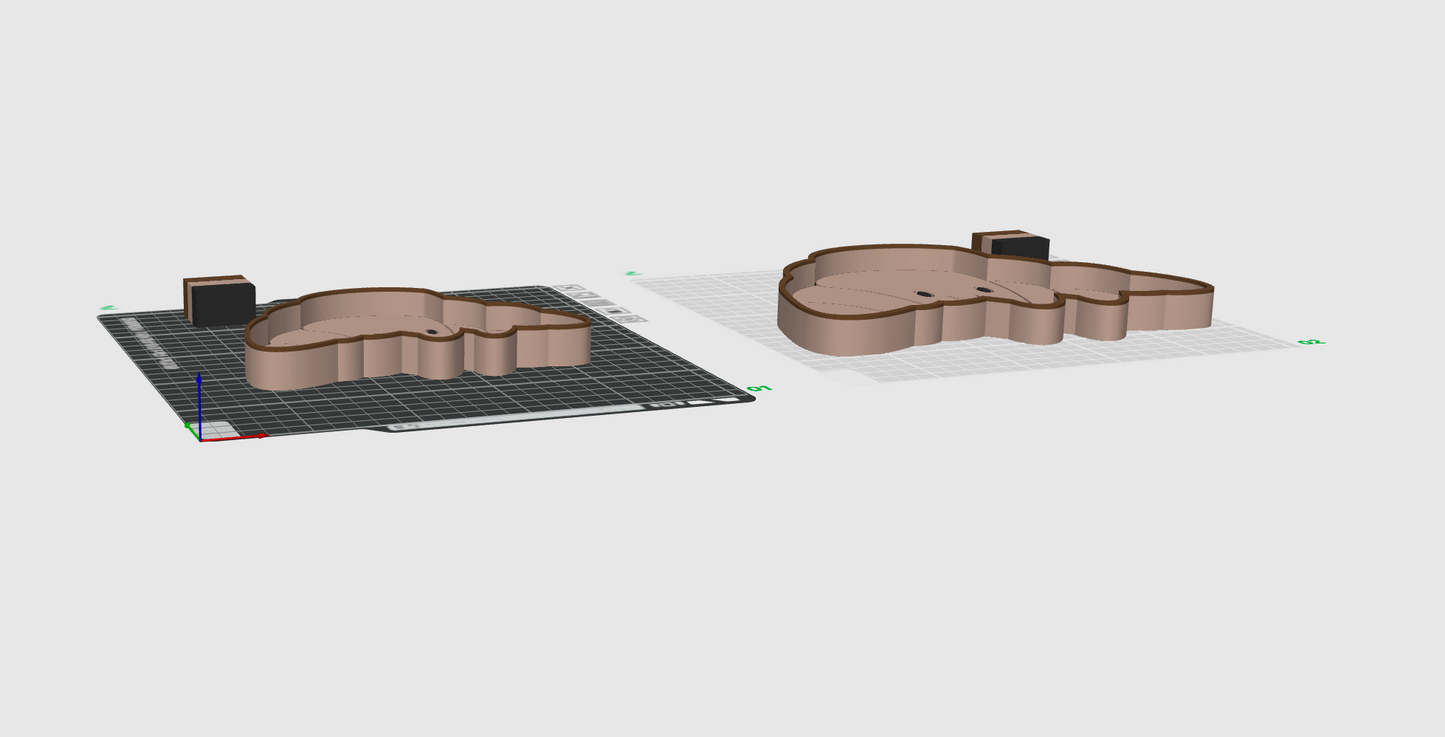 Cutey Croissant Trinket Trays 3D Printing STL File