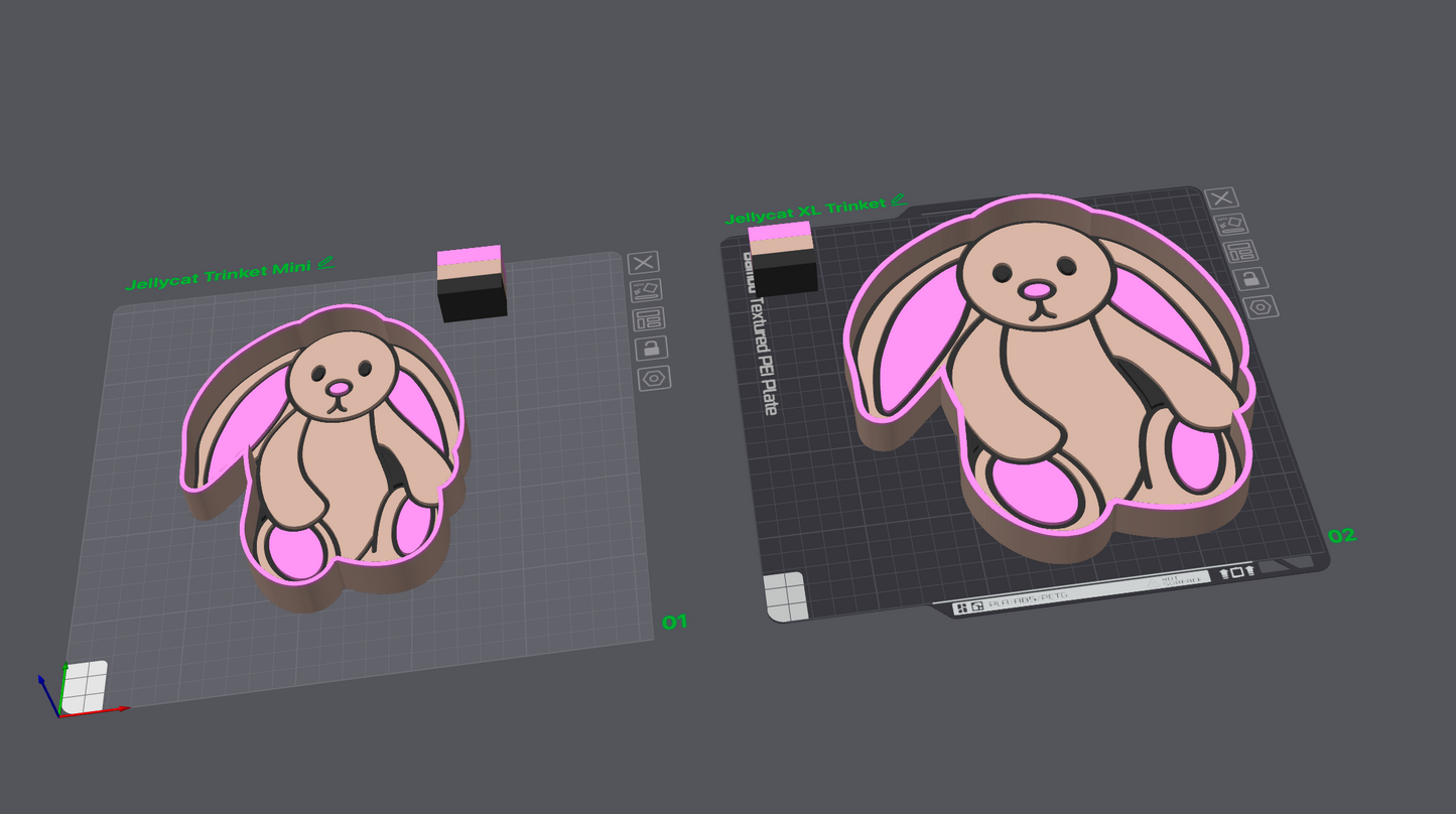 Jellycats Trinket Tays 3D Printing STL File