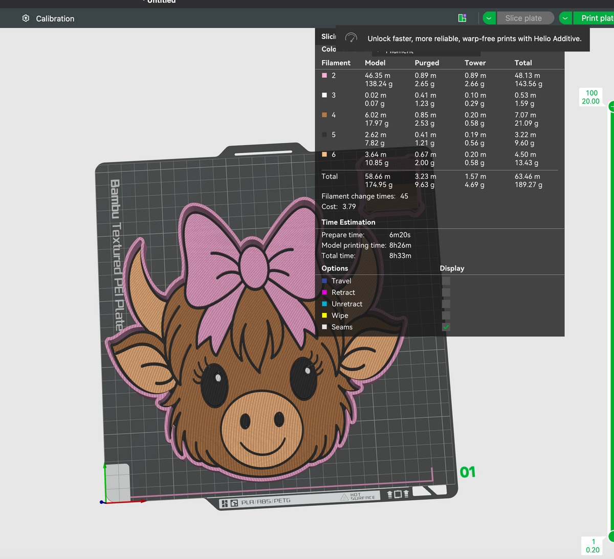 Highland Bow Head Trinket Trays 3D Printing STL File