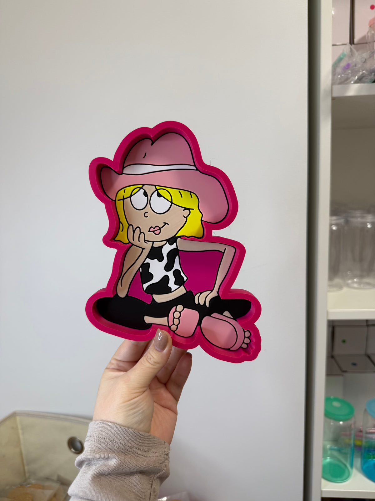 Cowgirl Liz Trinket Trays 3D Printing STL File
