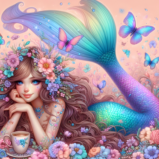 Diamond Painting Pastel Mermaid