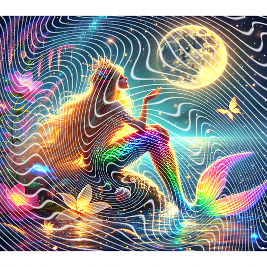 Diamond Painting Rainbow Siren