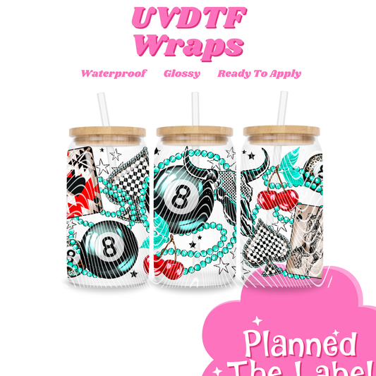 Lucky Girl 16oz UVDTF Wrap