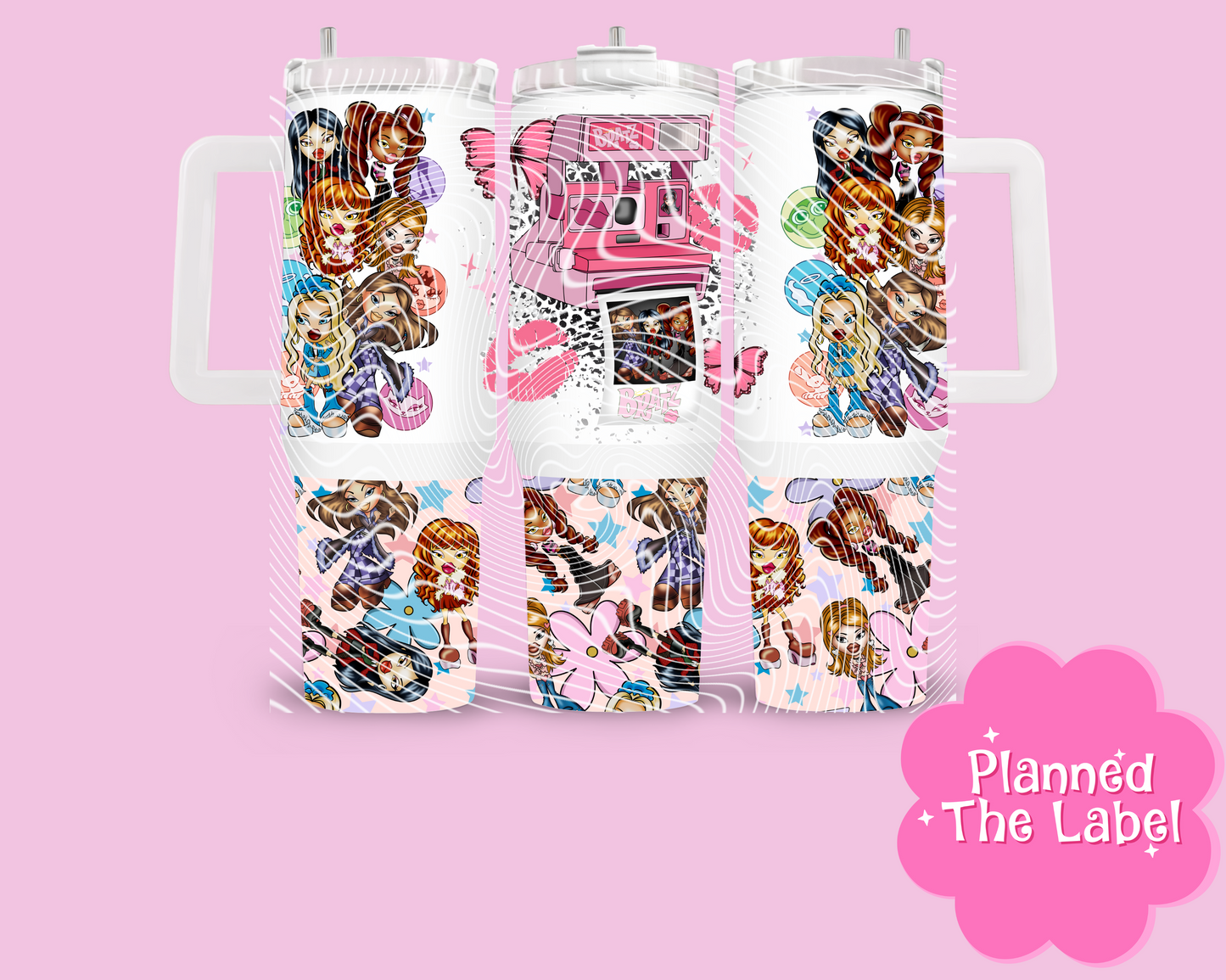 Bratz Pink Polaroid 40oz Tumbler