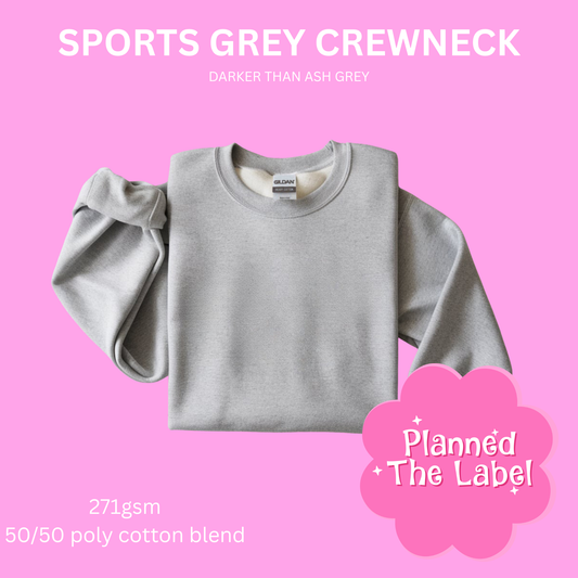 SPORT GREY CREWNECK