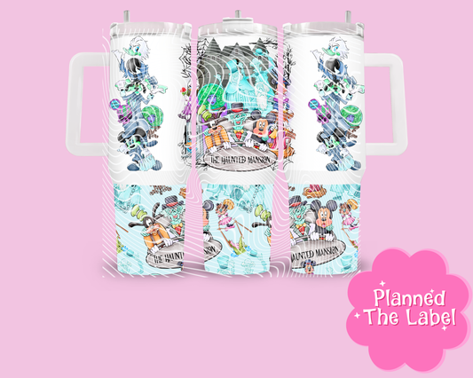 Haunted Mantion 40oz Tumbler