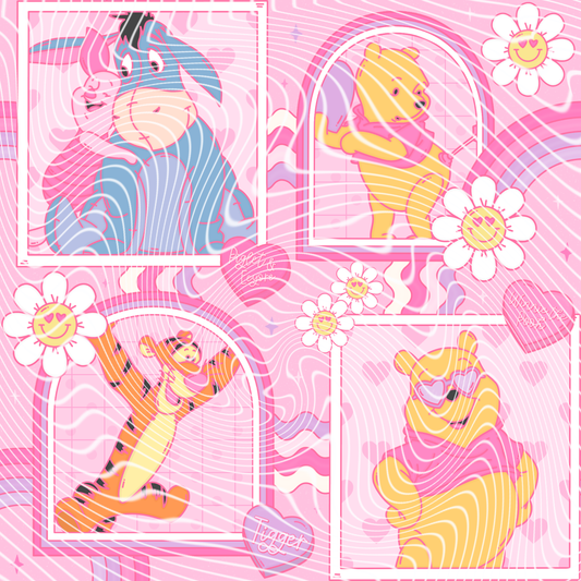 Diamond Painting Pink Friends