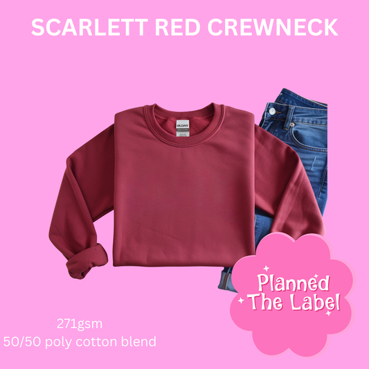 SCARLETT RED CREWNECK