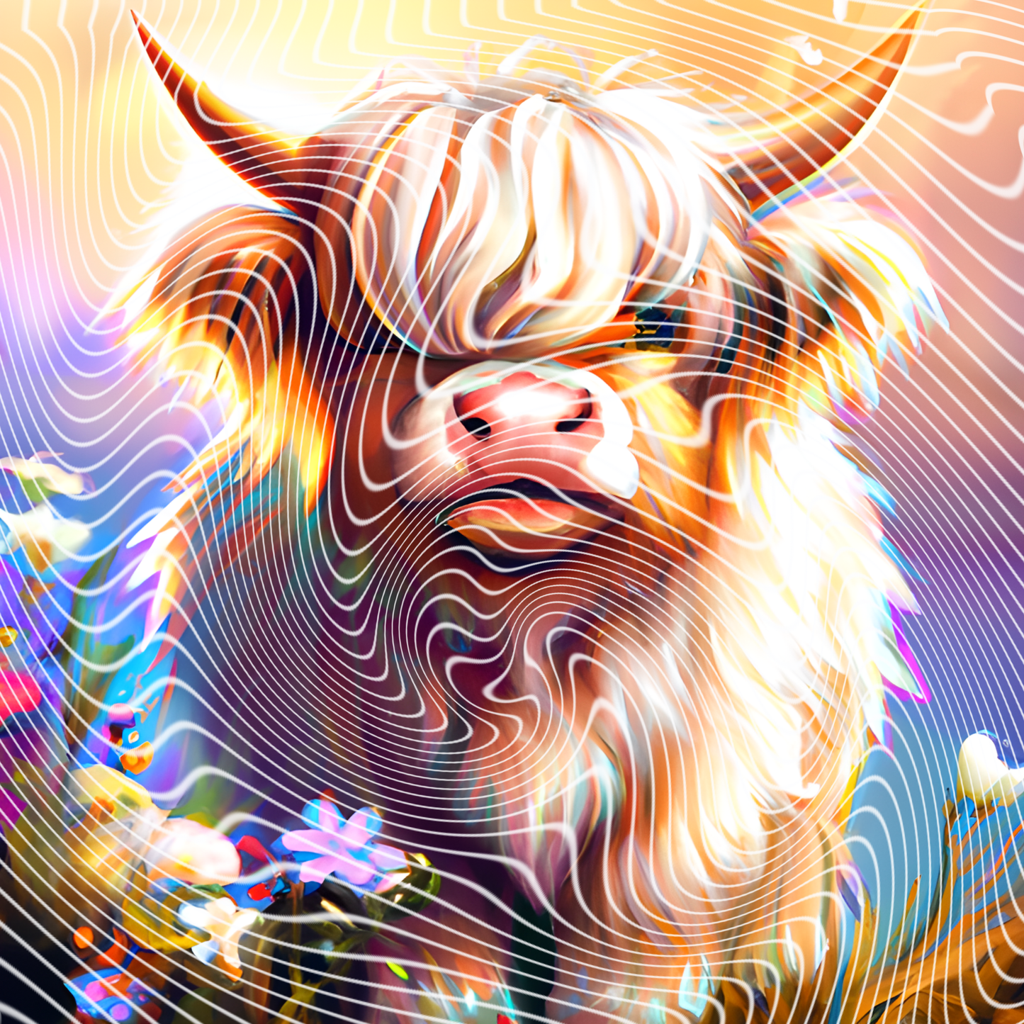 Diamond Painting Pastel HIghland