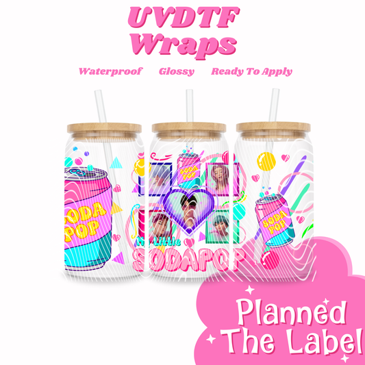 Soda Pop 16oz UVDTF Transfer