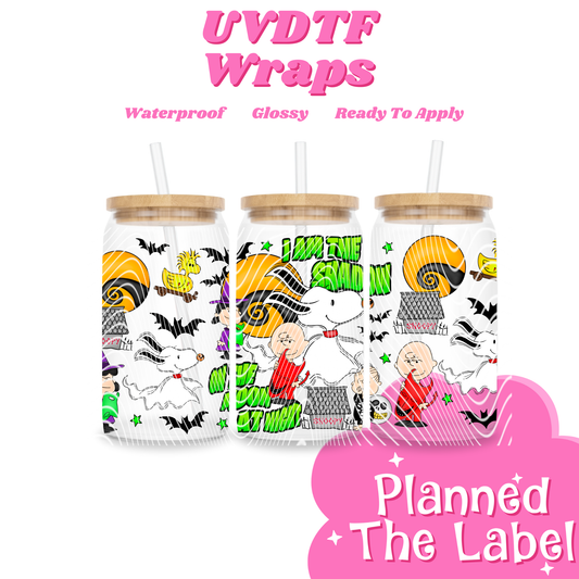 Peanuts & Snoopy 16oz UVDTF Transfer