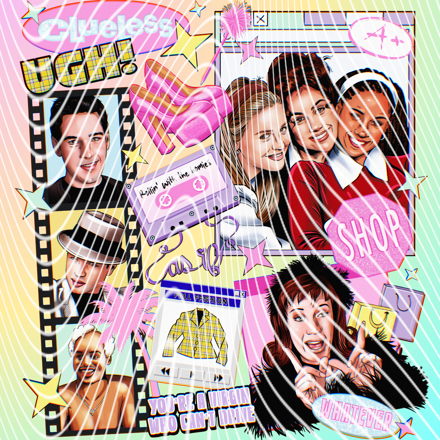 Diamond Painting Clueless Vibes