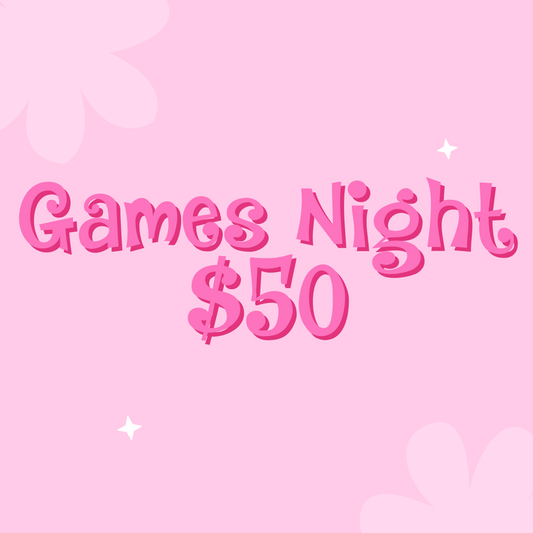 Games Night $50 27th September 630pm
