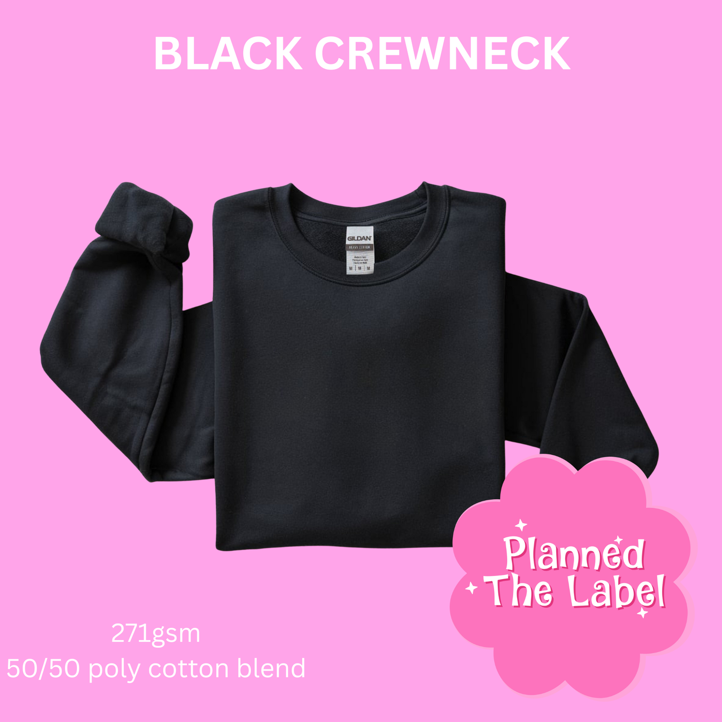 BLACK CREWNECK