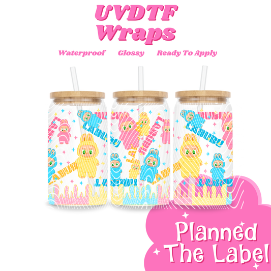 Drippy Labubu 16oz UVDTF Transfer