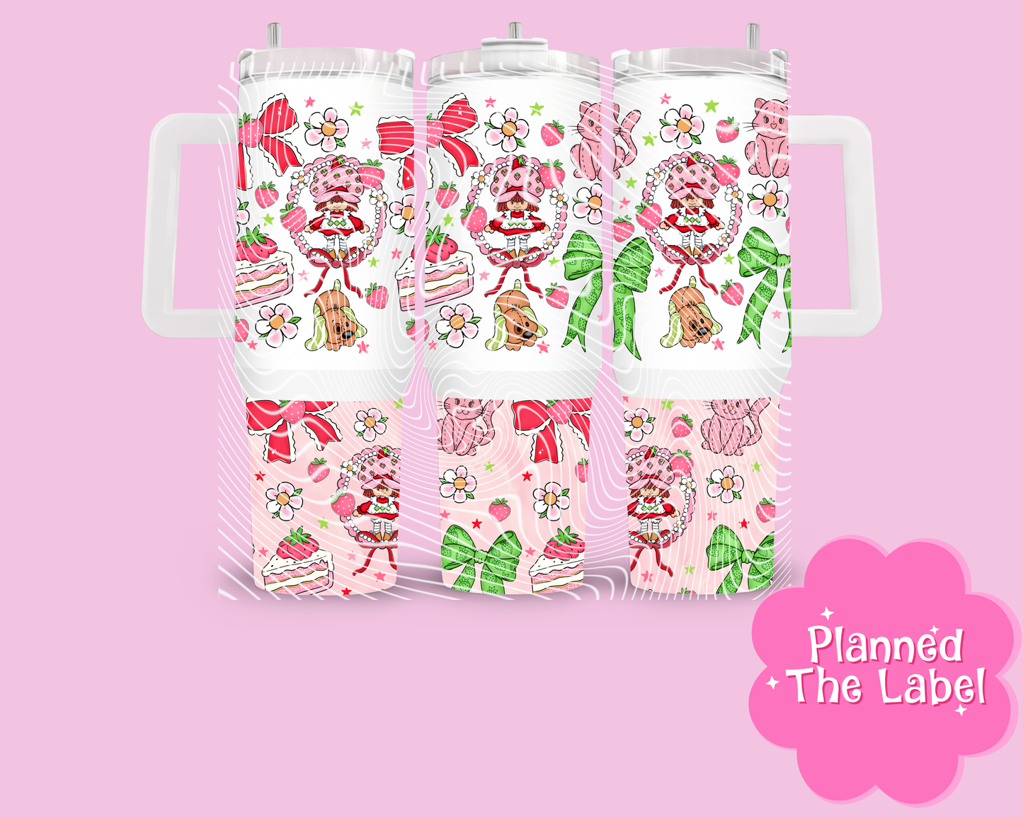 Strawberry Bow 40oz Tumbler