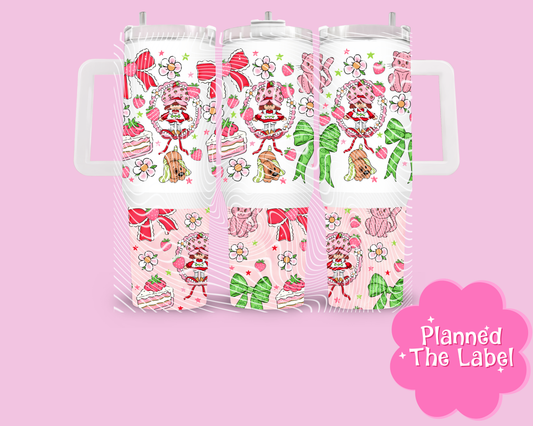 Strawberry Bow 40oz Tumbler