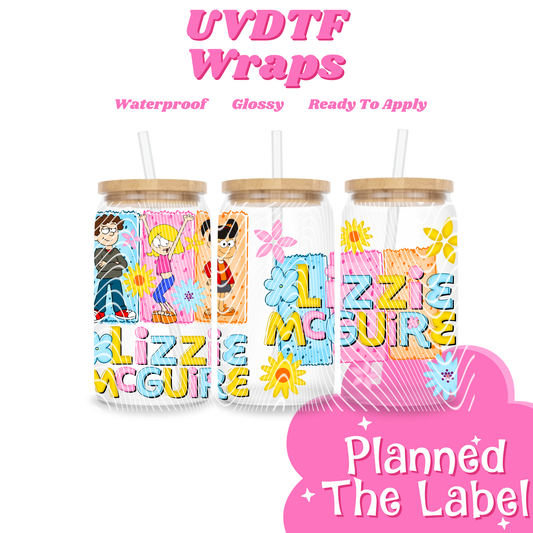 Lizzie Banner 16oz UVDTF Transfer