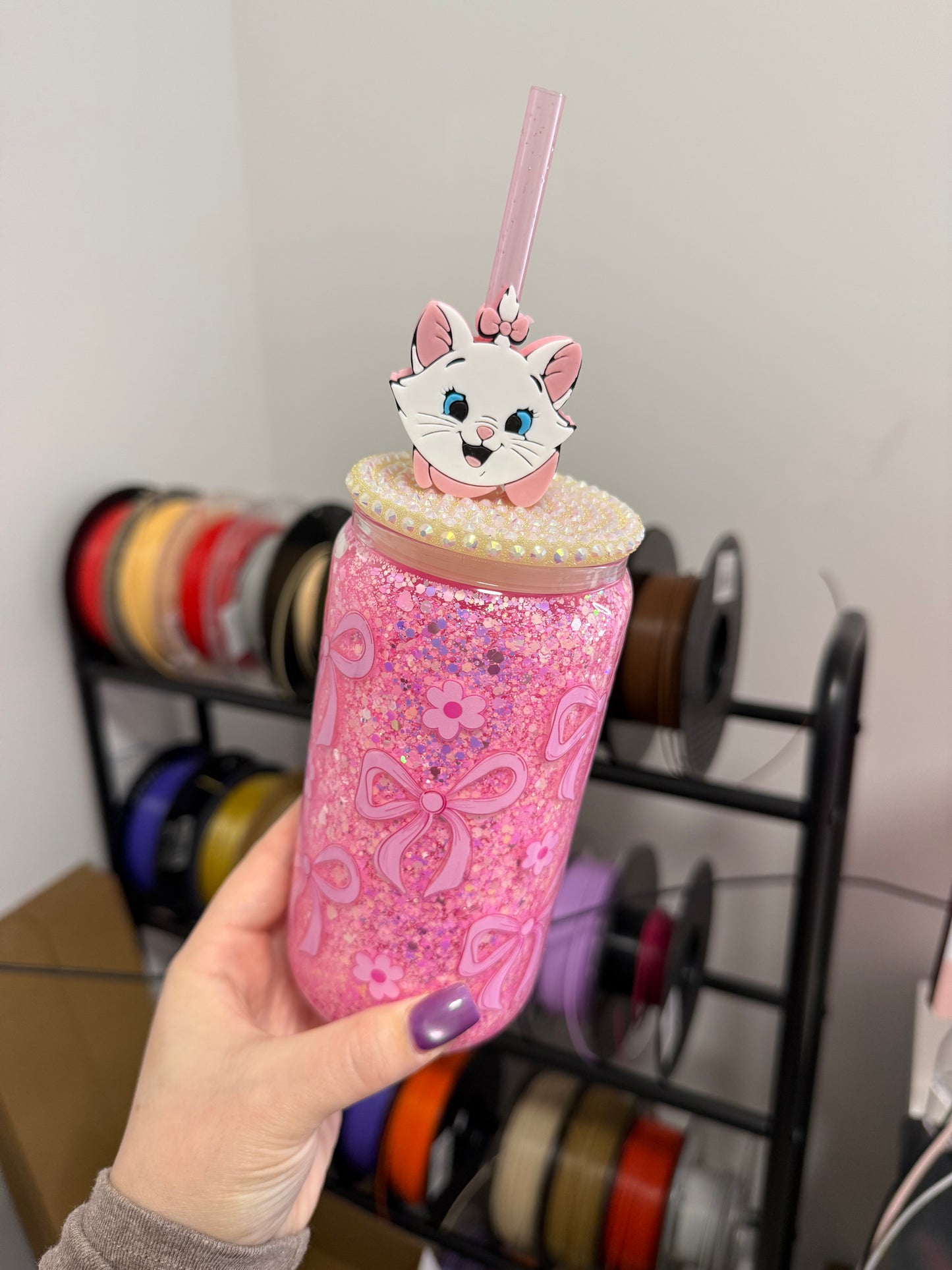 Marie Straw Topper 3D