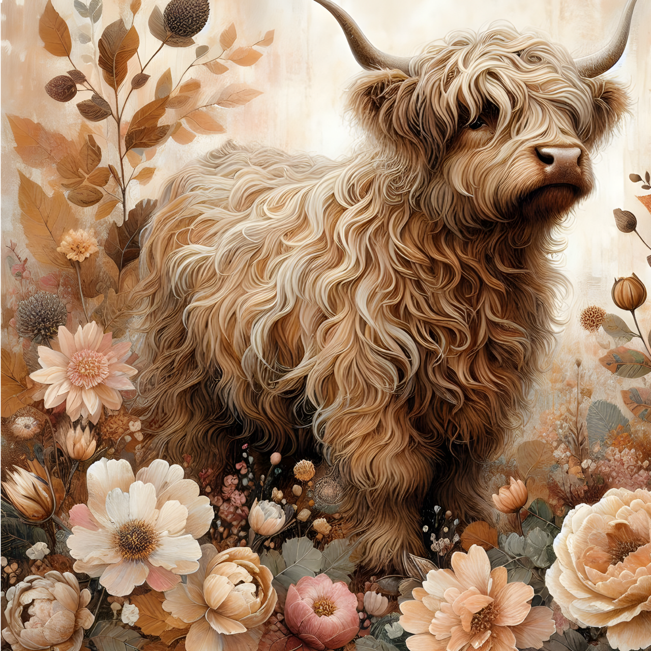 Diamond Painting Neutral Highland