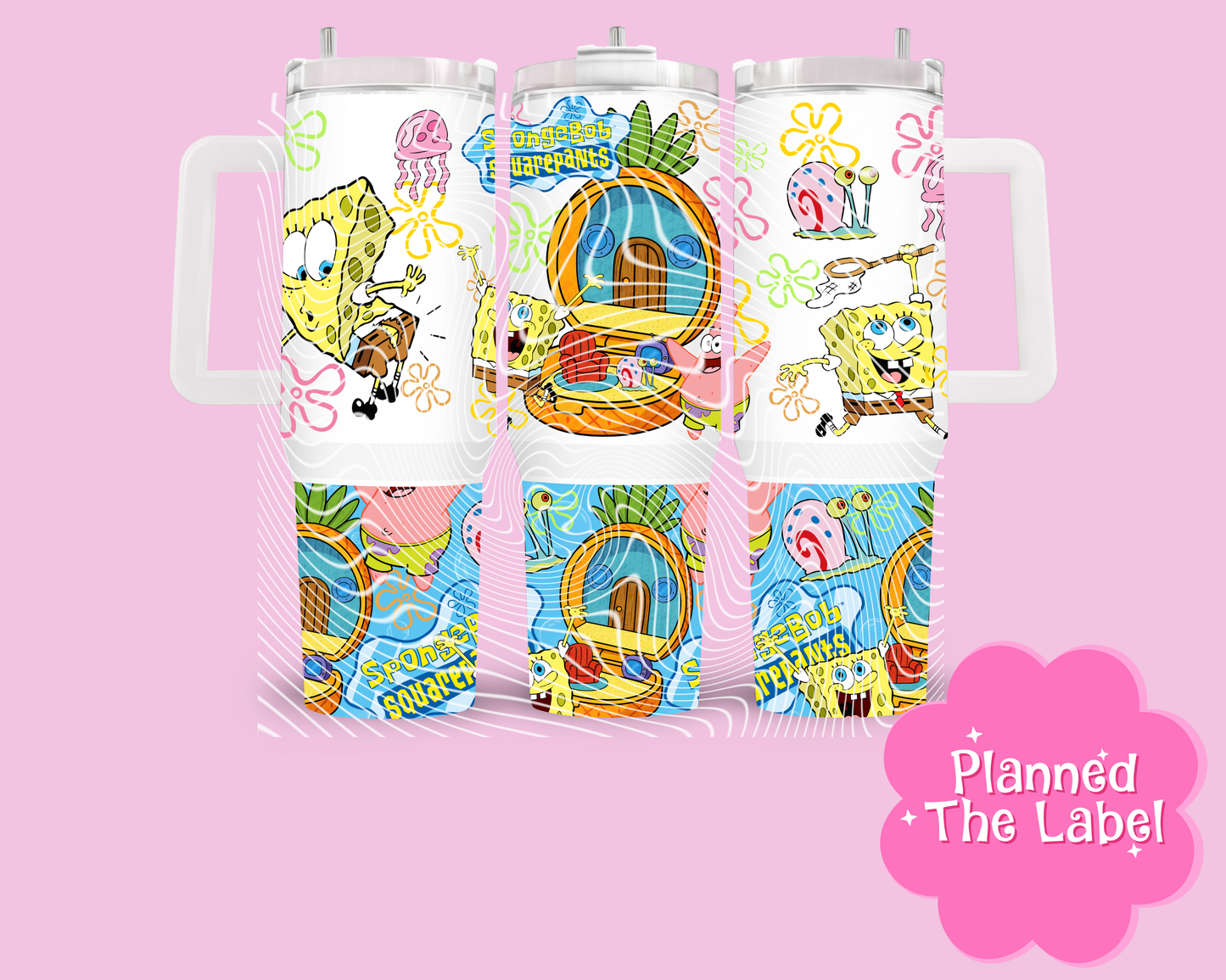Spongebob Pockets 40oz Tumbler